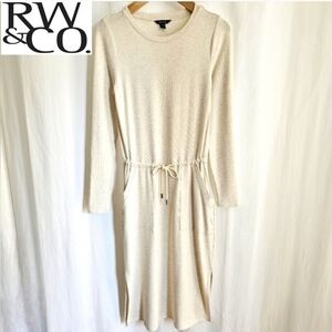 🇨🇦 RW&CO Loungewear Long Sleeve Knit Midi Dress